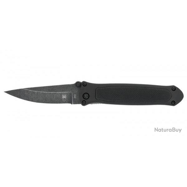 Couteau Cobratec Black Quick Strike Hidden Release