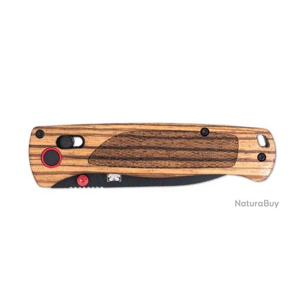 Couteau Cobratec Zebrawood black