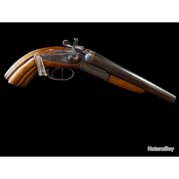 EXCEPTIONNEL PISTOLET DE CHASSE cal. 20