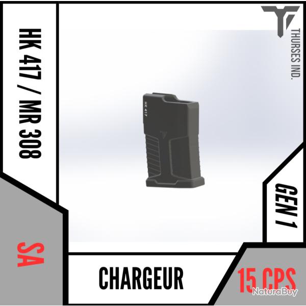 chargeur hk 417 / mr308/ g28 15 coups hk417 Thurses Industries