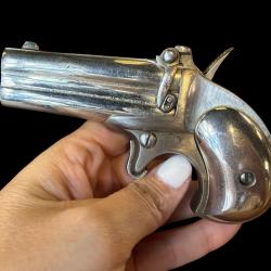 SUPERBE DERRINGER TYPE OVER AND UNDER COPIE D'&Eacute;POQUE