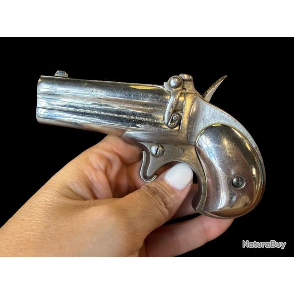 SUPERBE DERRINGER TYPE OVER AND UNDER COPIE D'�POQUE