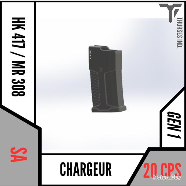chargeur hk 417 / mr308/ g28 20 coups hk417 Thurses Industries