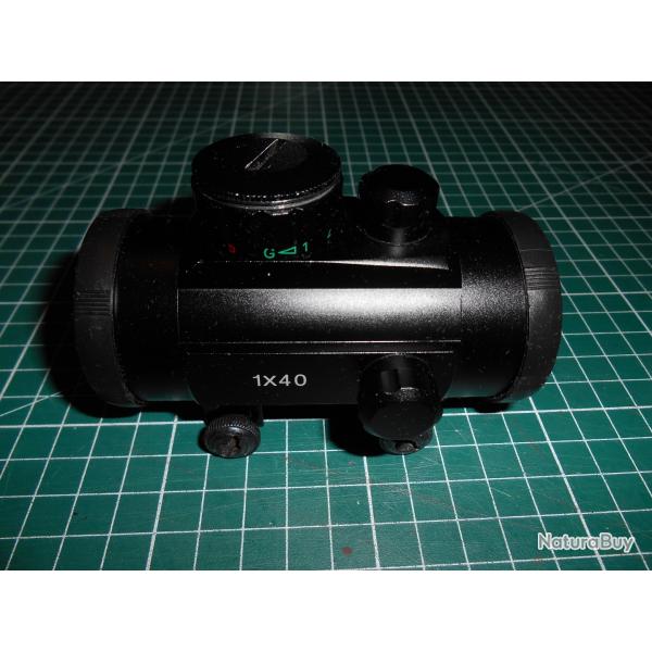 Vis�e point rouge/vert 1 x 40.