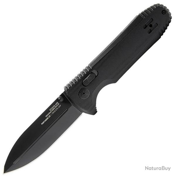 Couteau SOG Pentagon XR Lame Acier CTS-XHP Spear Point Manche G10 Noir XR Lock Taiwan SOG12610157
