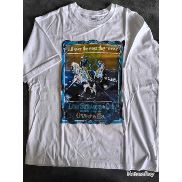 T SHIRT LEVIS cowboy western