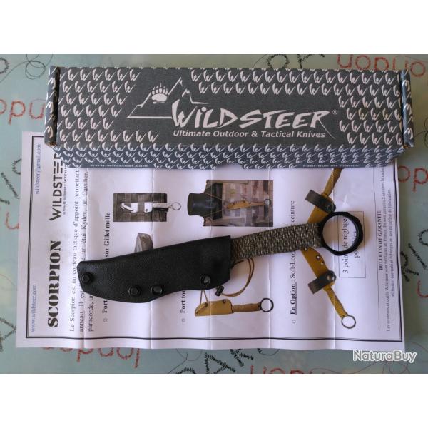 Vends couteau Wildsteer Scorpion