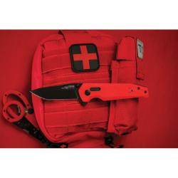 Couteau SOG Vision XR LTE Lame Acier CTS-XHP Tanto Manche G10 Rouge XR Lock Taiwan SOG12570857