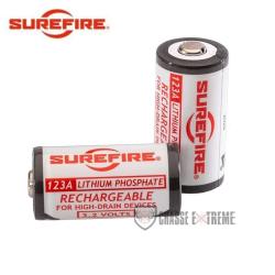 Pile Rechargeable SUREFIRE CR123A Lithium Phosphate
