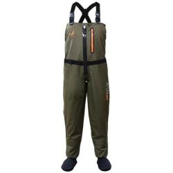 Vente Express ! Waders respirants Devaux ZIP 400 avec chaussons n&eacute;opr&egrave;ne