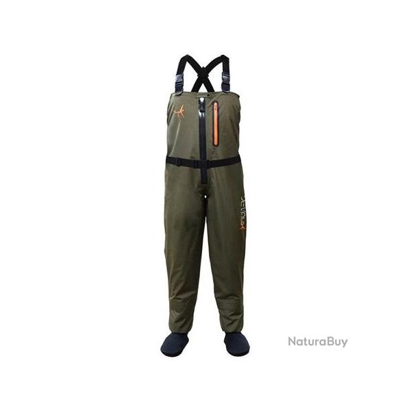 Vente Express ! Waders respirants Devaux ZIP 400 avec chaussons n�opr�ne