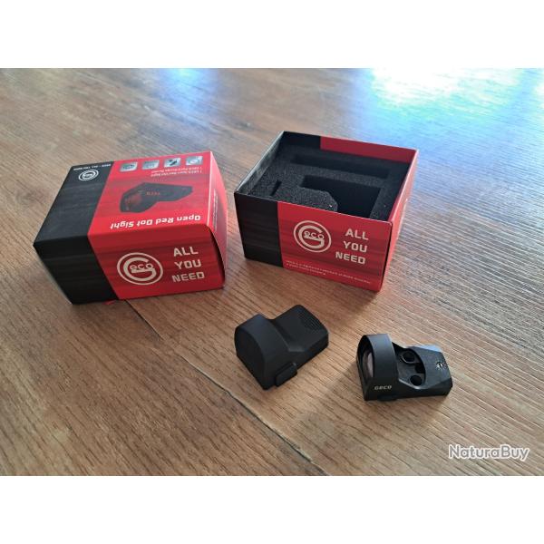 point rouge GECO "OPEN RED DOT SIGHT"