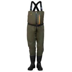 Vente Express ! Waders respirants Devaux ZIP 400 avec bottes