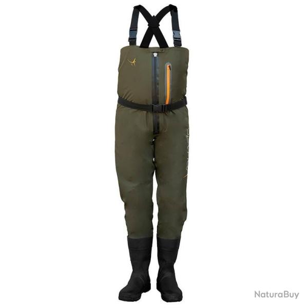 Vente Express ! Waders respirants Devaux ZIP 400 avec bottes