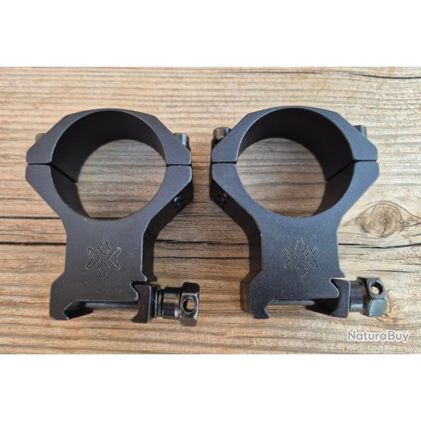 Collier VECTOR OPTICS X Accu Picatinny 34mm Haut