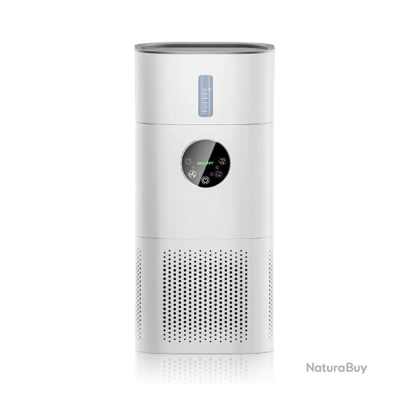 Purificateur d'air 2 en 1 avec humidificateur combin� pour les allergies � la maison, filtre HEPA