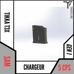 chargeur t3 tikka T3X SAM 5 coups Thurses Industries