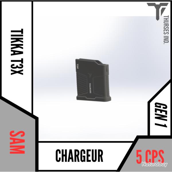 chargeur t3 tikka T3X SAM 5 coups Thurses Industries