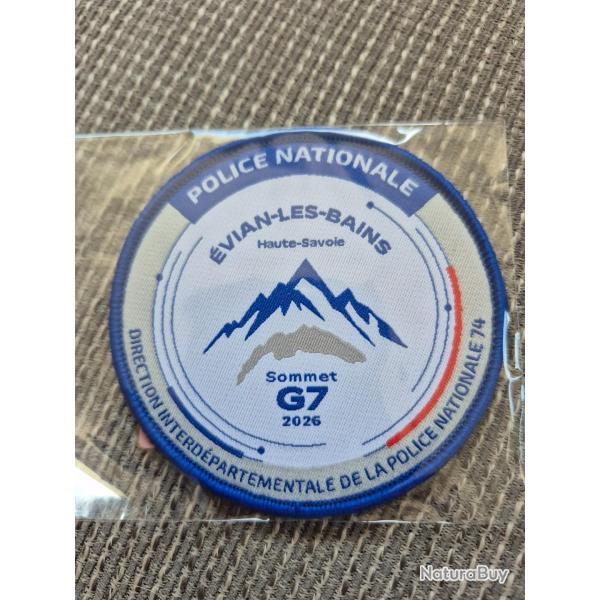 �cusson COLLECTOR Police Nationale fait � l'occasion du Sommet du G7 � Evian 2026