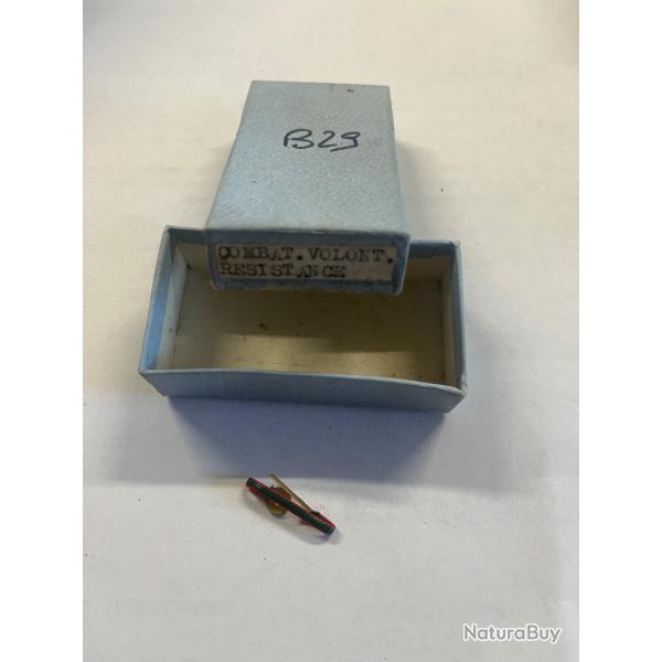 Barrette combattant, volontaire, r�sistance