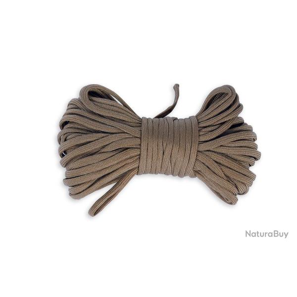 TT Reepschnur - Corde - 20 M / Diam�tre 4 mm Coyote - Tasmanian - Ref TT7885346 - EAN 4013236083491