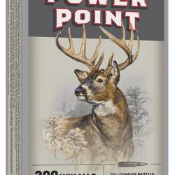 Wahoo ! 100 Munitions Winchester Power Point cal.300 Win Mag 180gr 11.66G