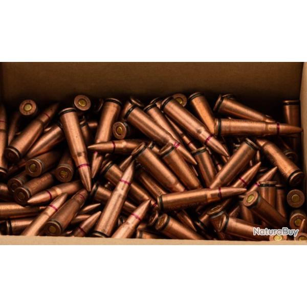 50 cartouches de 7.62 x 39 de surplus