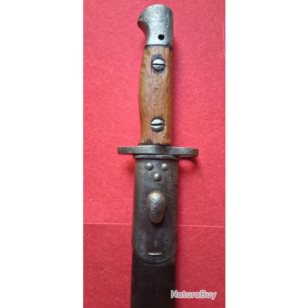 ba�onnette britannique Mod�le Pattern 1907 (P1907), con�ue pour �quiper le c�l�bre fusil SMLE.