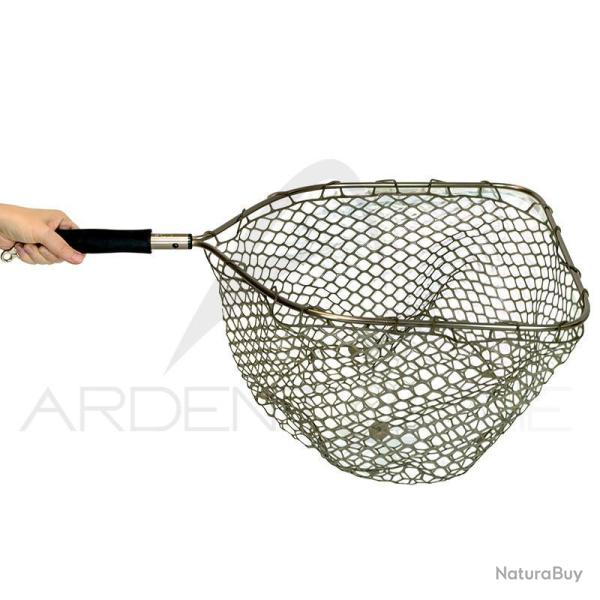 Ench�re � 1� ! Epuisette Adams Built alu Trout net rubber 19
