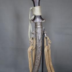 Dague Marocaine Dite Koumya, argent et bois - Maroc, vers 1900