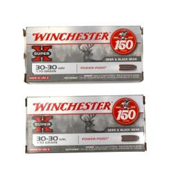 MUNITIONS WINCHESTER - CALIBRE 30-30 WIN