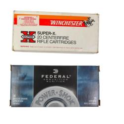 LOT MUNITIONS WINCHESTER & FEDERAL - CALIBRE 30-30 WIN