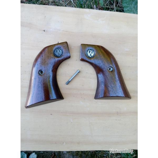 Plaquettes de crosse + vis original pour Ruger old army poudre noire cal44