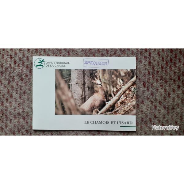 Livret ONC /ONCFS   30 pages le CHAMOIS  et l'ISARD