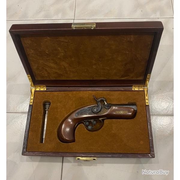 Pistolet Derringer "Philadelphia " Espagne45 PN dans coffret