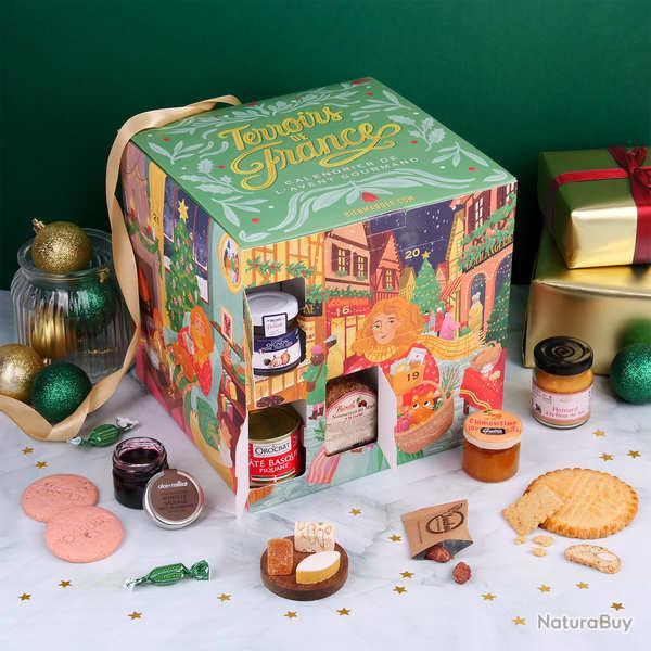 Calendrier de l'avent Cube des Terroirs de France - Le calendrier gourmand