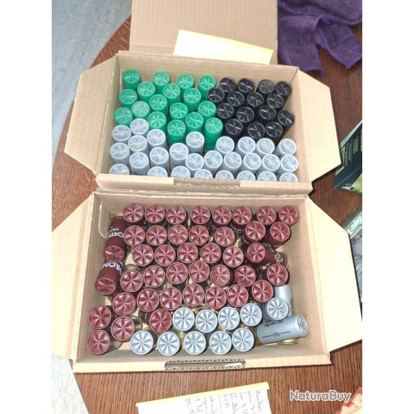 lot de cartouches calibre 12 chambre 70 mm