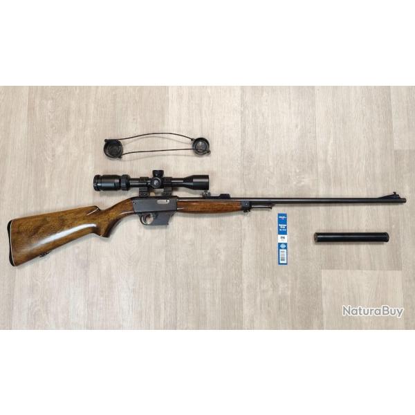 Carabine semi-auto UNIQUE X51 bis - Cal .22 LR + Lunette et silencieux (Occasion)