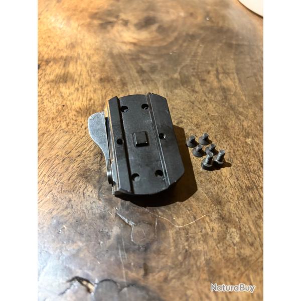 MONTAGE HMS AIMPOINT MICRO H POUR PIVOT AVANT EAW, TOUTES LES VIS FOURNIES