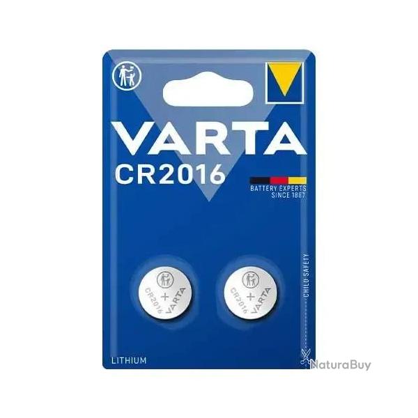 Pile Lithium CR2016 Blister x2 VARTA