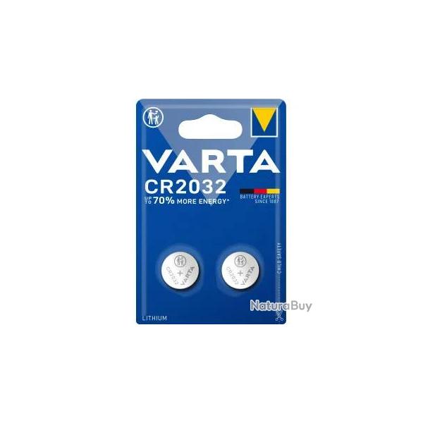 Pile lithium CR2032 blister x2 Varta