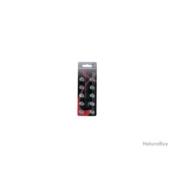 Pack de 10 Piles Bouton AG13 LR44 1.5V - ASG