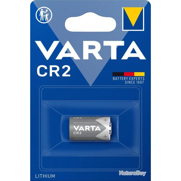 Pile Lithium CR2 sous Blister x1 - Lot de 10 Blisters Minimum - Varta