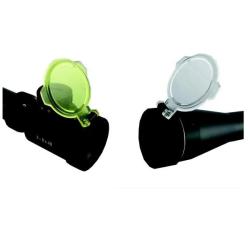 Bonnettes Diam&egrave;tre 45 Blanc et 42 Jaune - Veoptik
