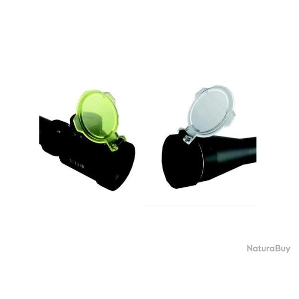 Bonnettes Diam�tre 45 Blanc et 42 Jaune - Veoptik