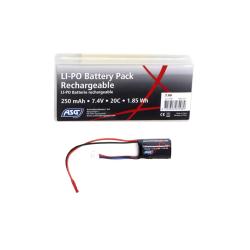 Batterie Li-Po 7.4V 250mAh HPA ASG