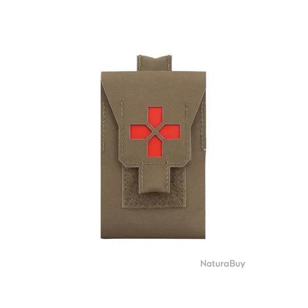 Poche Molle First Aid Small Tan - Tactical Ops