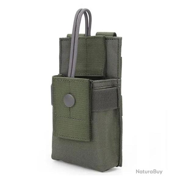 Poche Radio Molle Grise Tactical Ops