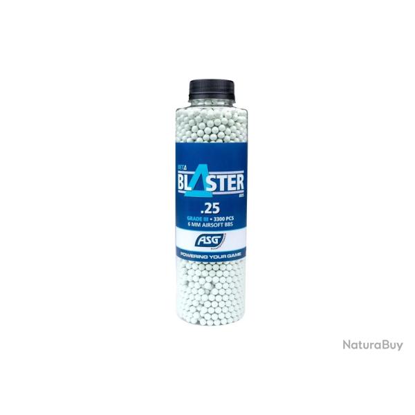 Billes 0.25g Beta Blaster en Bouteille de 3300 ASG