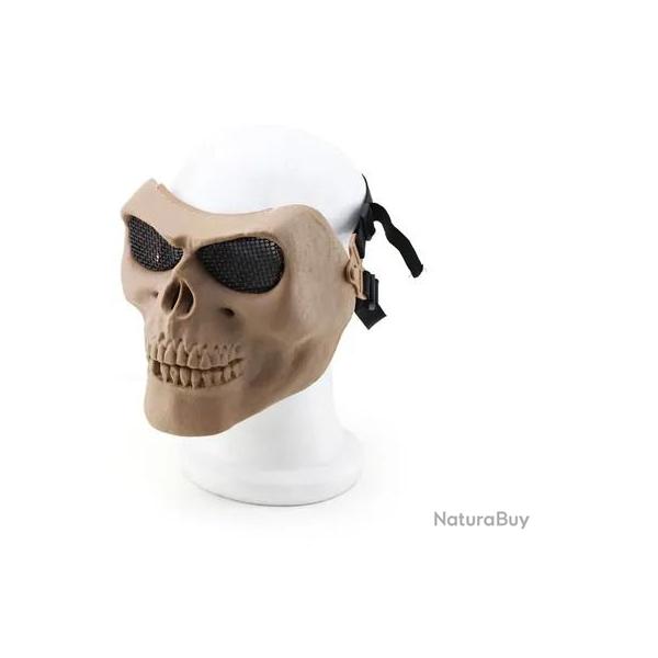 Masque Skull Grillage Tan Tactical Ops